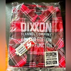 Brand new in plastic Dixxon flannel shirt, Snap-On limited edition, size XL